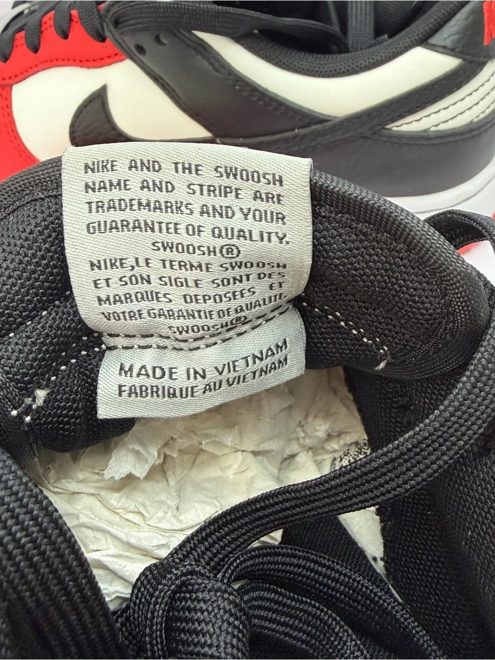 Nike Dunk Low NBA 75th Anniversary Chicago Grade School GS DD3363-100 Size 5.5Y